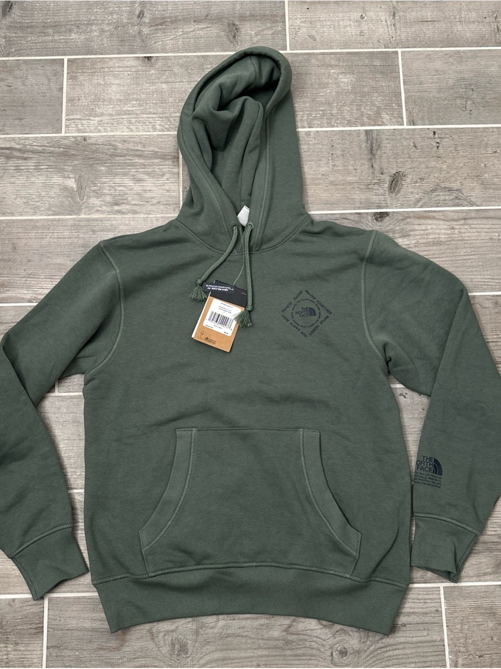 The North Face Men's Forest Green Pullover Hoodie